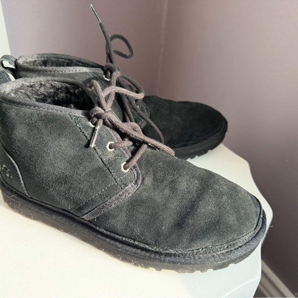 UGG | Neumel | Black Lace up Boot | EUC - Picture 3 of 4